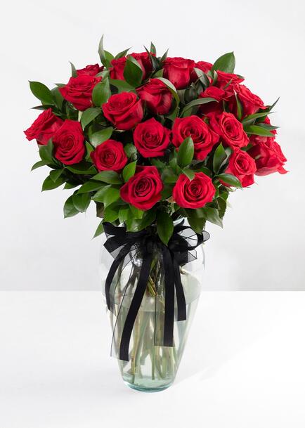 24 Rosas Premium rojas